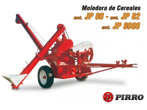 Moledora de cereales transportable Pirro JP 82.