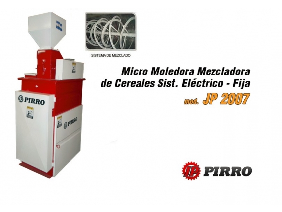 Moledora y mezcladora eléctrica fija Pirro JP 2007